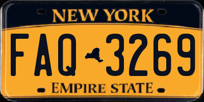 NY license plate FAQ3269