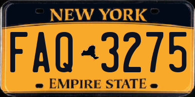 NY license plate FAQ3275
