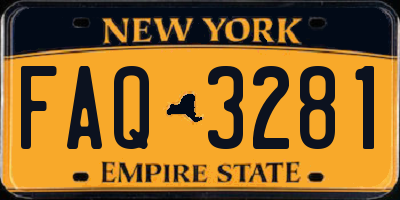 NY license plate FAQ3281