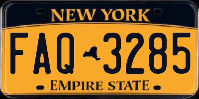 NY license plate FAQ3285
