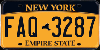 NY license plate FAQ3287