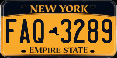 NY license plate FAQ3289