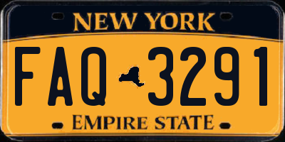 NY license plate FAQ3291