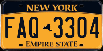 NY license plate FAQ3304