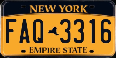 NY license plate FAQ3316