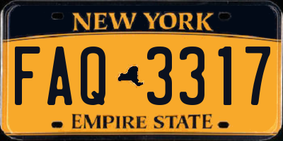 NY license plate FAQ3317