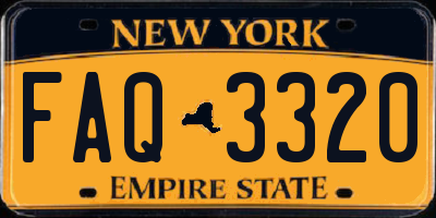 NY license plate FAQ3320