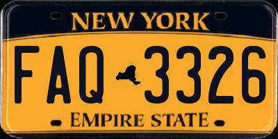 NY license plate FAQ3326