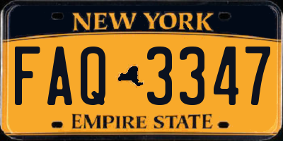NY license plate FAQ3347