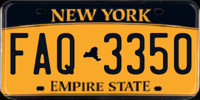 NY license plate FAQ3350
