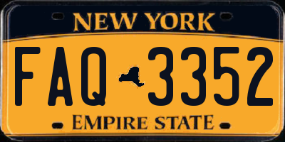 NY license plate FAQ3352