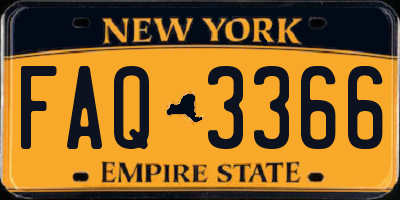 NY license plate FAQ3366