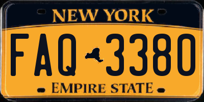 NY license plate FAQ3380