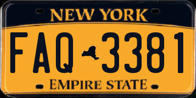 NY license plate FAQ3381