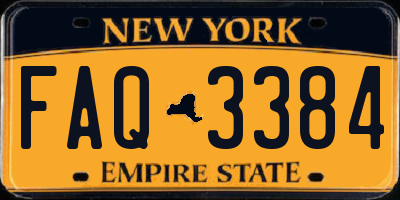 NY license plate FAQ3384
