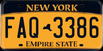 NY license plate FAQ3386
