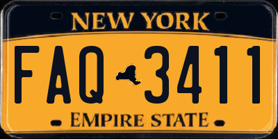 NY license plate FAQ3411