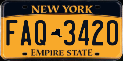 NY license plate FAQ3420