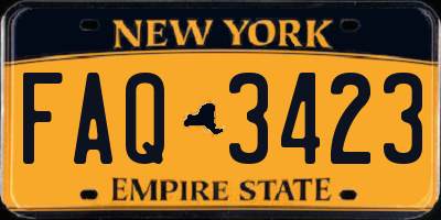 NY license plate FAQ3423