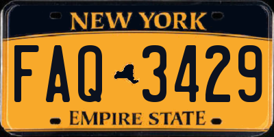 NY license plate FAQ3429