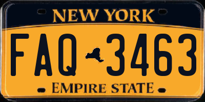 NY license plate FAQ3463