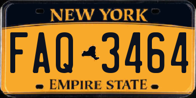 NY license plate FAQ3464