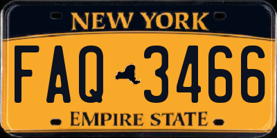 NY license plate FAQ3466