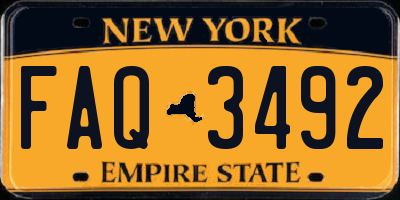 NY license plate FAQ3492