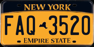 NY license plate FAQ3520