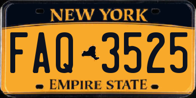 NY license plate FAQ3525