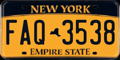 NY license plate FAQ3538