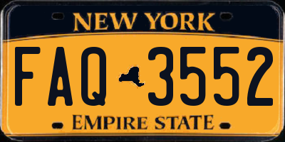 NY license plate FAQ3552