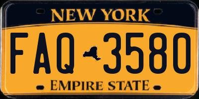 NY license plate FAQ3580