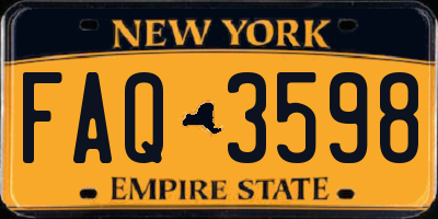NY license plate FAQ3598