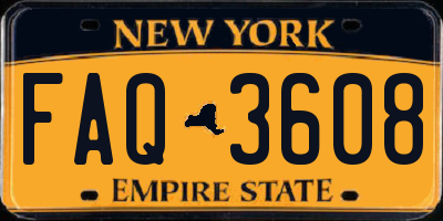 NY license plate FAQ3608