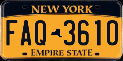 NY license plate FAQ3610