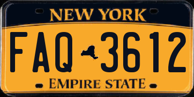 NY license plate FAQ3612