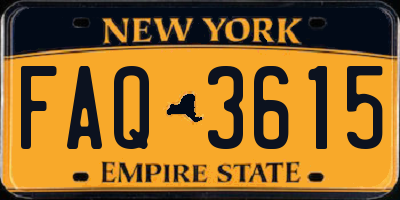 NY license plate FAQ3615