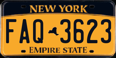 NY license plate FAQ3623