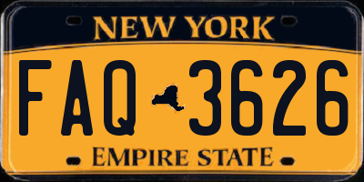 NY license plate FAQ3626