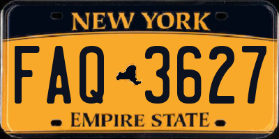 NY license plate FAQ3627