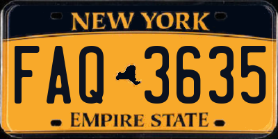 NY license plate FAQ3635