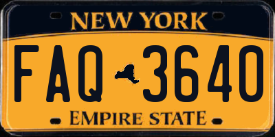 NY license plate FAQ3640