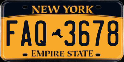 NY license plate FAQ3678