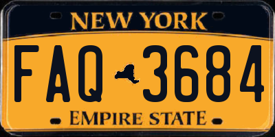 NY license plate FAQ3684