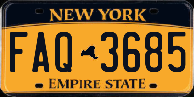 NY license plate FAQ3685