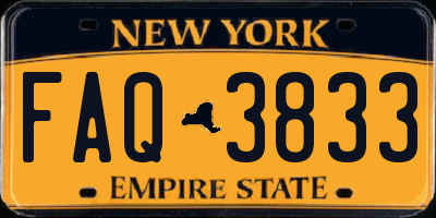 NY license plate FAQ3833