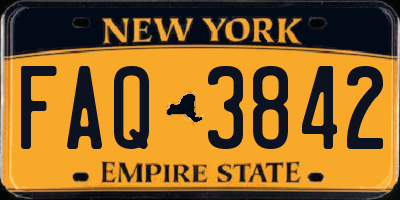 NY license plate FAQ3842
