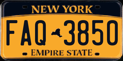 NY license plate FAQ3850