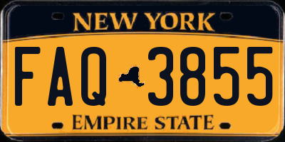 NY license plate FAQ3855